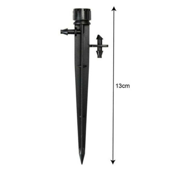 200pcs Adjustable Water Flow Irrigation Drippers on Stake Emitter Drip System