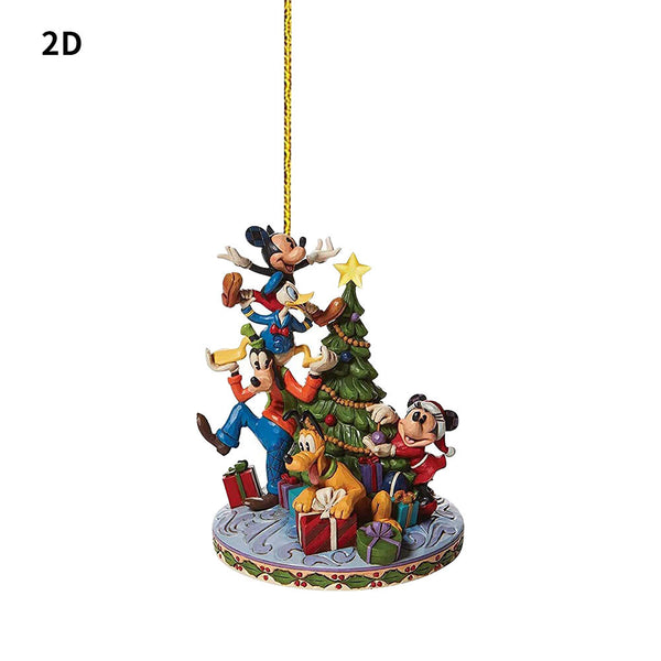 Christmas Tree 2D Disney Acrylic Ornaments Xmas Pendants Hanging Kids Gift DecOD