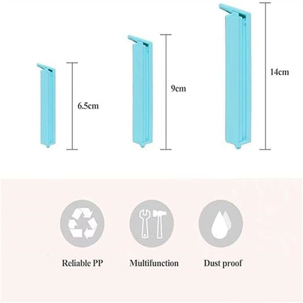 Plastic Sealing Bag Clip Sealer Clamp Kitchen Storage Food Snack Chips Seal Tool