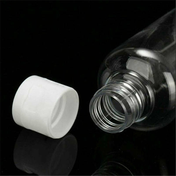 UP100x 50ml Refillable Bottles PET Clear Empty Lotion Liquid Makeup Container AU