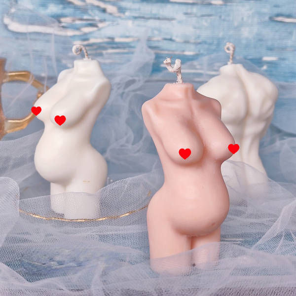 3D Body Candle Mould Creative Silicone Soap Wax Human Mold Female Design Art AU
