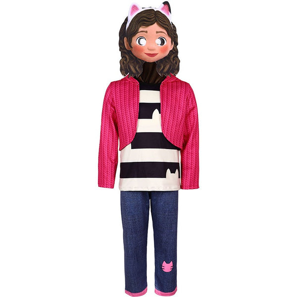 Gabby's Dollhouse costume measurement and sizing reference image