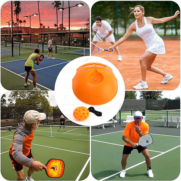 Solo Tennis Trainer Set Single Self-Study Training Device Rebound Ball Practical