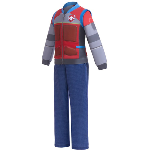 Paw Patrol Ryder costume jacket and pants angled view