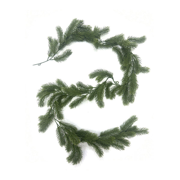 Norfolk pine Christmas garland for mantels, tables and staircases