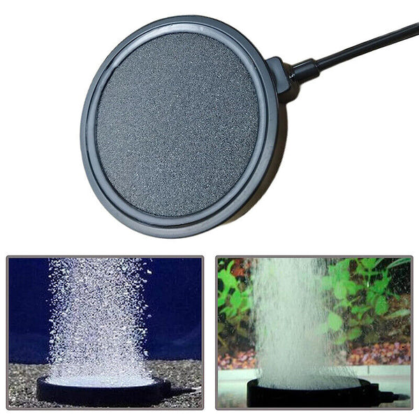 10/13cm Air Bubble Disk Stone Aquarium Aerator Fish Tank Pump Hydroponics Oxygen