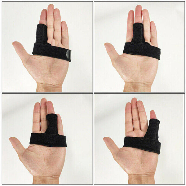 Adjustable Finger Splint Brace Trigger Finger Support Fracture Fix Pain ReliefAU