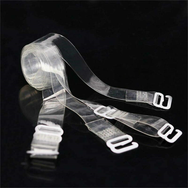 Invisible Bra Straps Transparent Elastic Shoulder Strap Adjustable AU