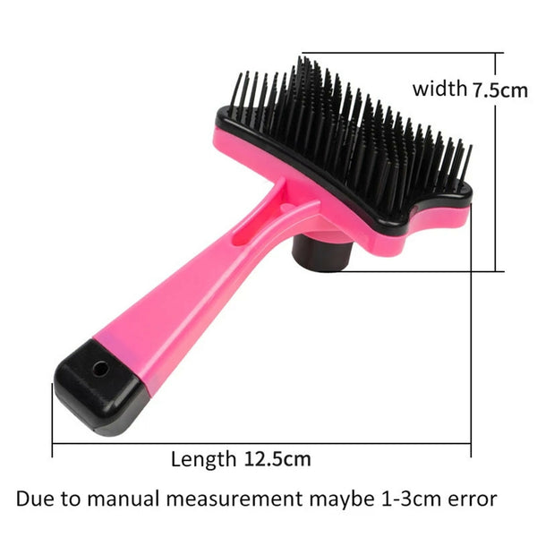 2PCS Pet Grooming Brush Slicker Comb Deshedding Hair Remover Tool