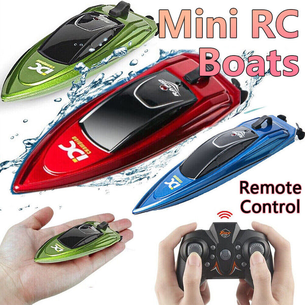 Mini RC Boats High Speed Racing Boat Dual Motors 2.4G Remote Control Ship LR