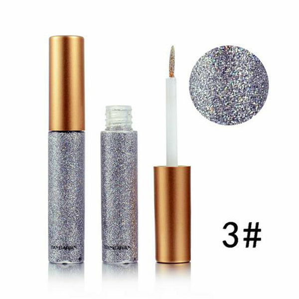 2X Glitter Liquid Eyeliner Eye Makeup Shimmer Diamond Eyeliner Shadow Eyeshadow