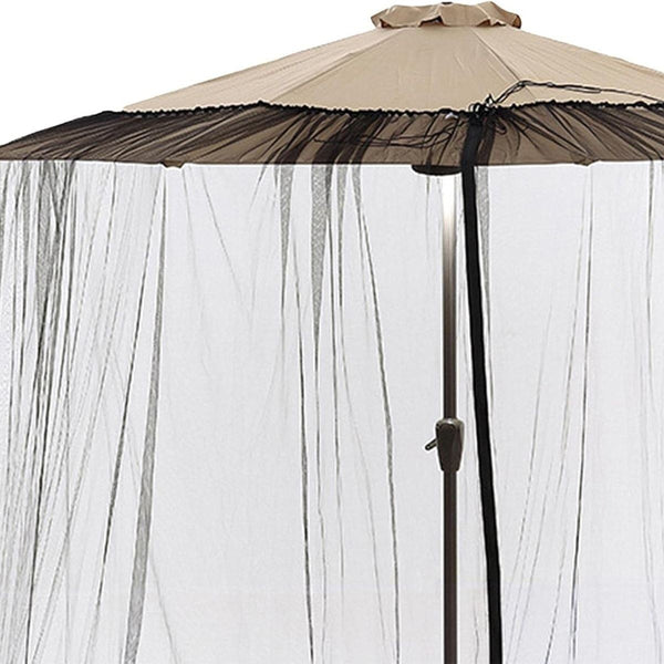 Patio Umbrella Mosquito Net 7 10 Ft Fits Umbrellas Full Mesh Coverage Outdoor
