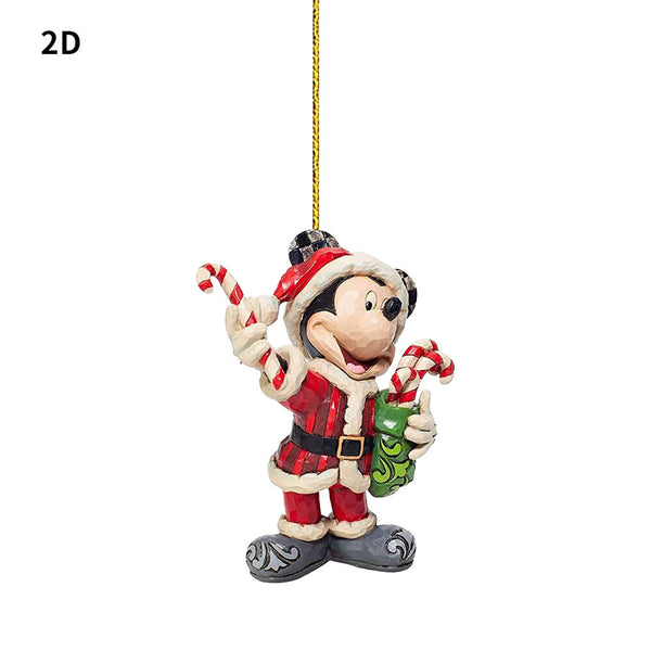 Christmas Tree 2D Disney Acrylic Ornaments Xmas Pendants Hanging Kids Gift DecOD