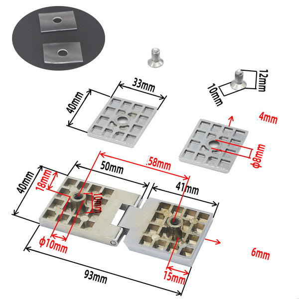 Useful Cabinet Cupboard Clamp Hinge Bathroom Shower Glass Door Hinges Hardware