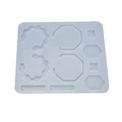 2PCS Silicone Resin Jewellery Mould Set – DIY Earring & Pendant Casting Moulds
