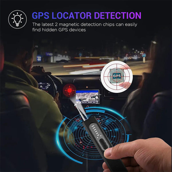 Hidden Camera Detector Anti Camera Bug GPS Tracker Finder Scanner For Hotel Car