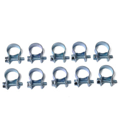 Mini Hose Clips Nut & Bolt Fuel-Line Clamps Petrol Pipe Diesel Air Small Clamp