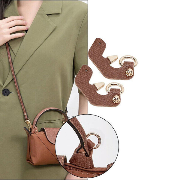 Leather Strap Handbag Belt Bags Strap Accessories Hang Buckle For Crossbody Bag