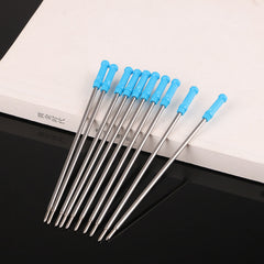 100PCS Parker Style Ballpoint Pen Refills 0.5mm Black Blue Ink 99mm