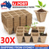 30x 12 Holes Biodegradable Paper Seedling Pots Seed Tray Garden Nursery AU