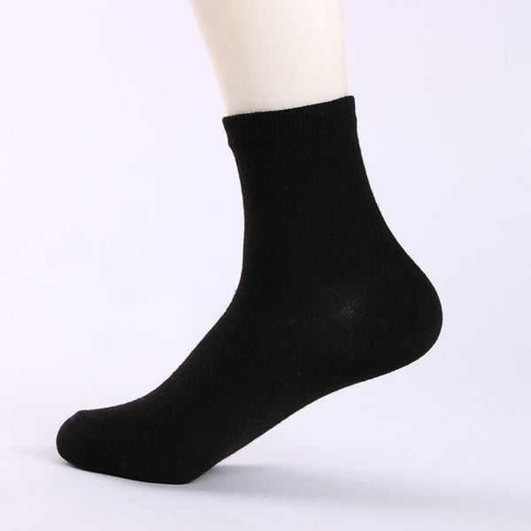Polyester Cotton Socks Black Dress Business Office Dress Socks Smooth
