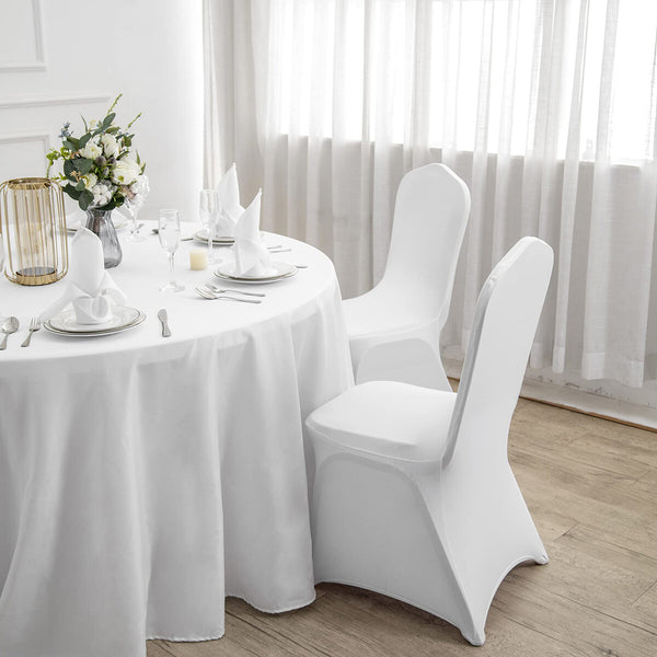 6PCS Chair Cover Full Seat Covers Spandex Elastic Stretch Banquet Party Wedding