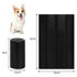 Dog poo bag roll and bag size 22 x 32 cm on a white background