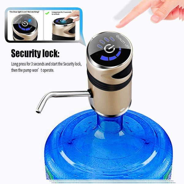 5W Gallon USB Portable Water Bottle Jug Dispenser Automatic Electric Switch Pump