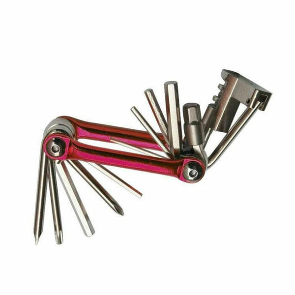 11in1 Bicycle Tool Portable Bike Multi-function Chain Extractor Repair Kit