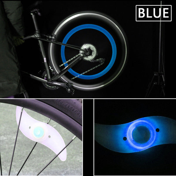 Bike Bicycle Wheel LED Cycling Spoke Wire Tire Tyre 3 Modes Flash Light Lamp