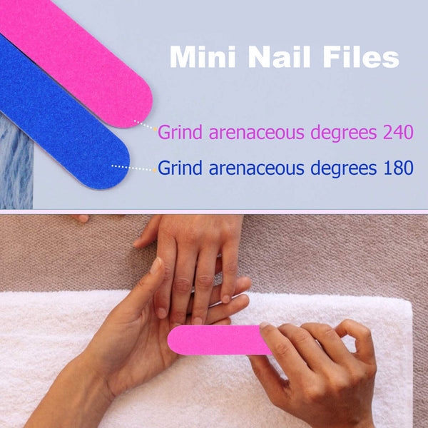 100X Mini Nail Files Professional Disposable Double Side Art Pedicure  Manicu AU