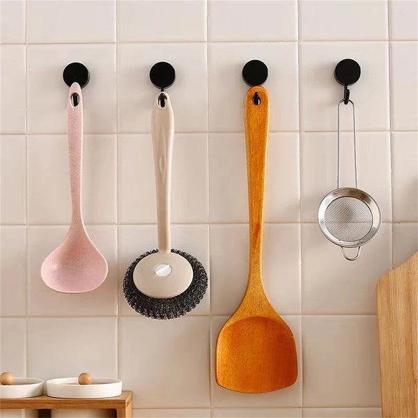 20PCS Strong Self Adhesive Hook Kitchen Bathroom Stick On Wall Door Hanger AU