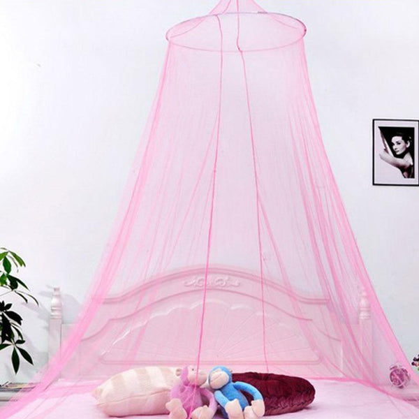 UP 5pcs Double Single Queen Canopy Bed Curtain Dome Stopping Mosquito Net Midges