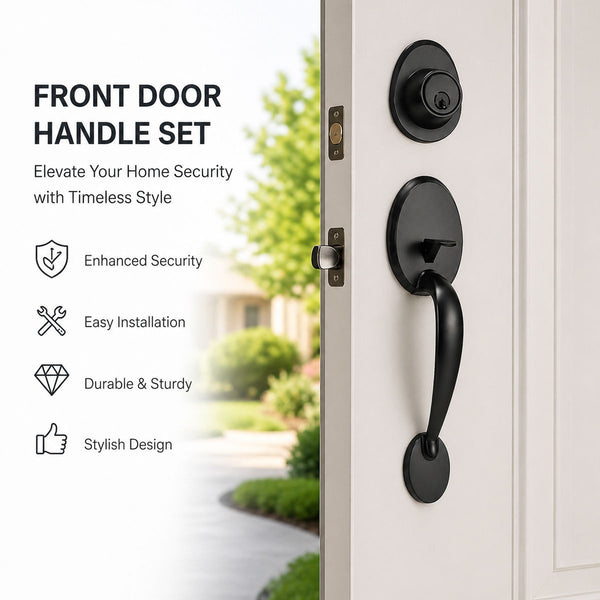 Door Handle Lock Set Door Lock Entry Door Lock Door Handle Set Deadbolt Lock Set