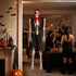 Yezi Halloween Skeleton 166cm Life Size Pirate Decor Poseable PE White