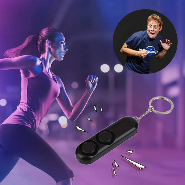 10PCS Personal Safety Alarm Keychain 120DB Emergency Panic Alarm