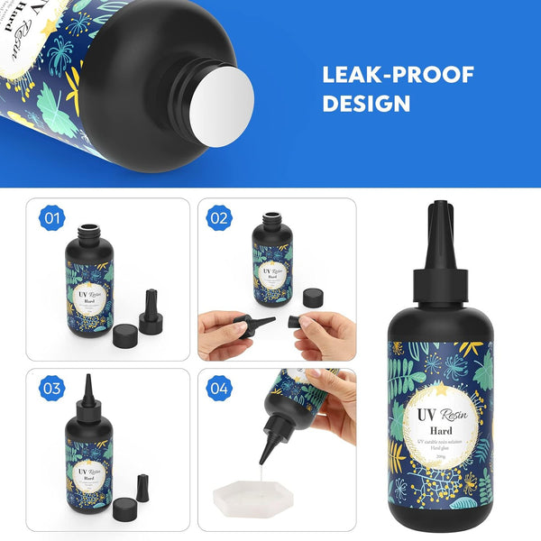 Hard UV Resin Glue Crystal Clear DIY Jewelry Casting Resin