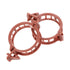 100pcs Tomato Plant Support Clips 3.2cm | Garden Trellis Clips for Vine Plants