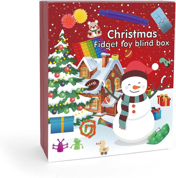 Fidget Advent Calendar 2024, 24 Days of Surprises Fidget Toys Box, Christmas Hol