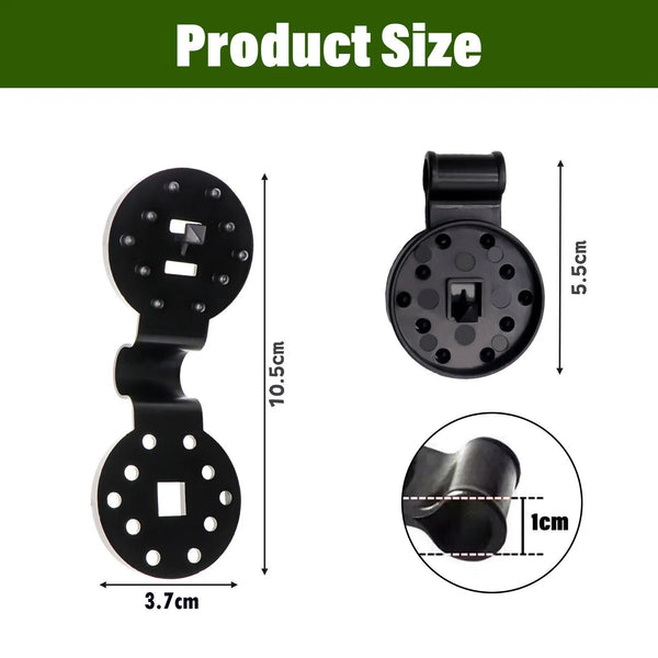 Shade Cloth Plastic Clips Round Plastic Black Clips for Sun Shade Net