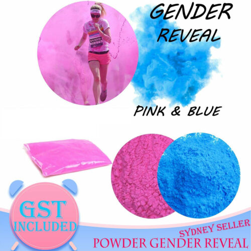 Pink & Blue 25gm Colour Run Holi Powder Gender Reveal Kids Party Decorations