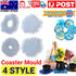 Coaster Resin Casting Mold Silicone Jewelry Agate Making Epoxy Mould Tool Craft