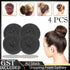 4PCS Hair Donut Foam Sponge Styling Hair Ring Bun Maker Former French Twist Tool