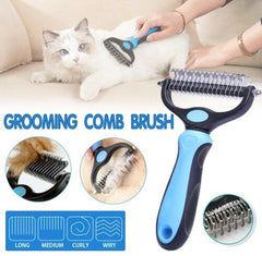 Pet Knotting Rake Hair Removal Comb for Cats and Dogs Grooming Tool Detangler