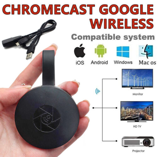 For Chromecast Google Wireless HDMI-Compatible HD Display Media Streaming Video