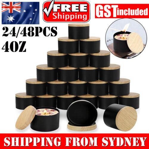 4OZ Candle Making Tins Candle Jars Metal For Wax Soy Making Container