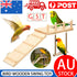 Bird Swing Toy Wooden Parrot Perch Stand Playstand Beads Cage Playground