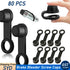 80 pcs set Brake Bleeder Screw Caps Grease Zerk Fitting Rubber Dust Cover Cap AU