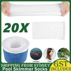 20X Skimmer Socks Baskets Skimmers Net Filter Storage Bag AU Sell