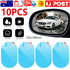 10Pcs Rainproof Car Rearview Mirror Sticker Anti-fog Protective Film Rain Shield